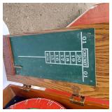 Dartboard in Marlboro Wooden Dartboard Wall Cabinet