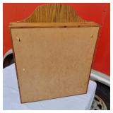 Dartboard in Marlboro Wooden Dartboard Wall Cabinet