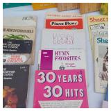Lot of Various Sheet Music and Song Books