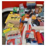 Sandpaper, Paint Rollers, Steel Wool and Other Painting Supplies