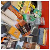 Sandpaper, Paint Rollers, Steel Wool and Other Painting Supplies