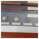 Golf Displays with Replica Vintage Golf Clubs and Balls