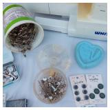 White W445 Sewing Machine and Sewing Supplies