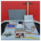 Quilt Blocks Book, Embroidery Books, Hoops and Other Sewing Crafts Supplies