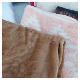 Lot of Blankets and Pillows