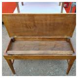 Vintage Tonk Piano Bench and Other Piano Bench