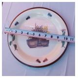 Punch Bowl and Serving Dishes