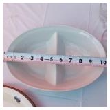 Punch Bowl and Serving Dishes