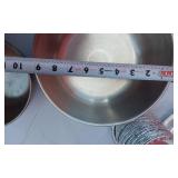 Mixing Bowls and Pie Pans