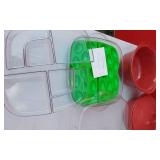 Rachel Ray 3 Quart and 2 Quart Dutch Ovens or Casserole Pots (1 is missing a lid) and Other Kitchen Items