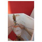 Brass Table and Floor Lamps