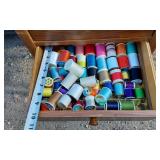 Sewing Table with Drawers of Thread and Other Sewing Supplies, Huge Selection of Sewing patterns