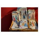 Sewing Table with Drawers of Thread and Other Sewing Supplies, Huge Selection of Sewing patterns