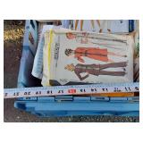 Sewing Table with Drawers of Thread and Other Sewing Supplies, Huge Selection of Sewing patterns