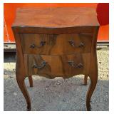 Decorative and Unique Vintage Side Table with Drawers