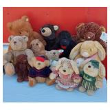 Stuffed Bears and Bunny Rabbits