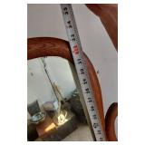 Vintage Mission Style 3 Drawer Dresser with  Swivel Mirror