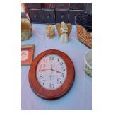 Clock, Plant Portraits, Candle Sconces, Small Desktop Cabinet, Metal Basket and More