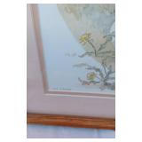 Lot of 3 Limited Edition Signed Barbara Boyer Untiedt Framed Art: Monday Morning, Hollyhock Dolls, Dandelion Time