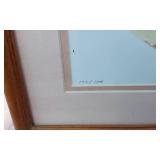 Lot of 3 Limited Edition Signed Barbara Boyer Untiedt Framed Art: Monday Morning, Hollyhock Dolls, Dandelion Time