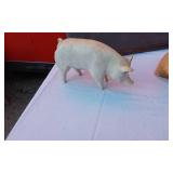 Pig, Horse, Goose Carvings and Shelves