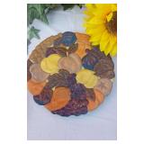 Wicker Cornucopia, Faux Sunflowers and Other Decor