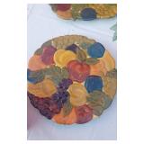 Wicker Cornucopia, Faux Sunflowers and Other Decor