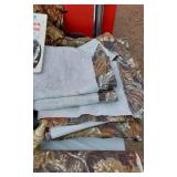 Muskie Fishing Guide, Camo Material, Older Game Camera, Soft Side Cooler with Cups