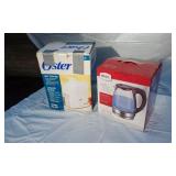 Oster Juice Extractor (used) and Parini Electric Kettle (New)