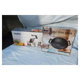 Sous Vide Cooker and Cast Iron Wok