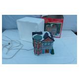 Holiday Time Towne Bank Lighted Building