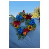 Artificial Flower Arrangements including Wreaths and Bouquets