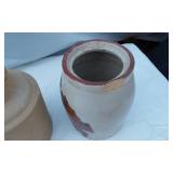 Two Vintage Stoneware Crocks