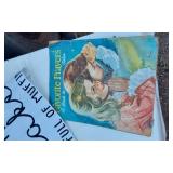 Be a Beautiful Cupcake Sign, Favorite Prayers Book, Paper Stencils, Decorative Village Water Globe, Glass Block