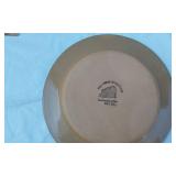 Mill Creek Stoneware Plate, Decorative Pottery Bowl, and Cat and Pig Figurines