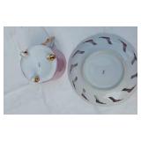 Lot of Vintage Teacups and Saucers including Royal Halsey and Roslyn