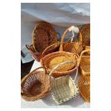 Large Lot of Woven Baskets