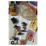 Various Household and Collectible Items including Arm & Hammer Pet Fresh, Projectables, and Miscellaneous Toys and Tools