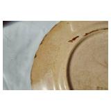 Dolphin Decor Fan, Vintage Plate, Drumsticks, and Other Decorative Items