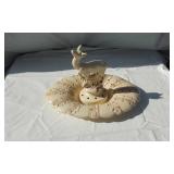 Red Wing USA 526 Ceramic Console Bowl with Deer Figure