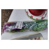 Assorted Craft and Household Items including Teach Yourself to Knit Book, Paint Set, and Home Decor