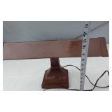 Vintage Desk Lamp with Fluorescent Bulb and Adjustable Head