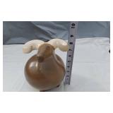 Ceramic Ram Figurine