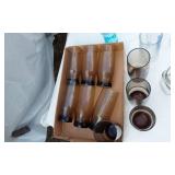 Lot of Assorted Glassware Including Budweiser, Lake Lillian Centennial, Little Crow Archers Mug