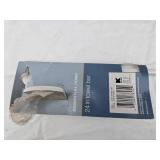 Oak Corner Shelf, Towel Bar, and Wire Rack