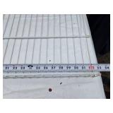 Oak Corner Shelf, Towel Bar, and Wire Rack