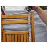 Wooden Folding Chairs, Card Table and Ironing Board