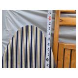 Wooden Folding Chairs, Card Table and Ironing Board