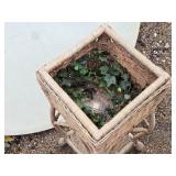 29" Wicker Plant Stand