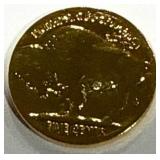 24kt Gold Plated Buffalo Nickel